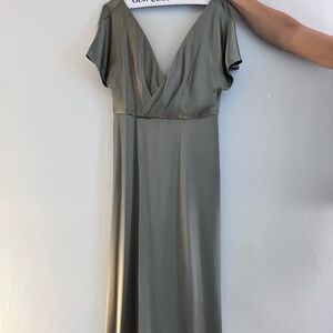 Jenny yoo Raya Moss colored dress